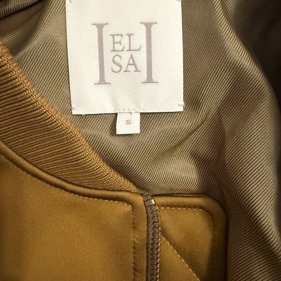 HELSA Satin Puff Bomber - Dijon S - Picture 2 of 6